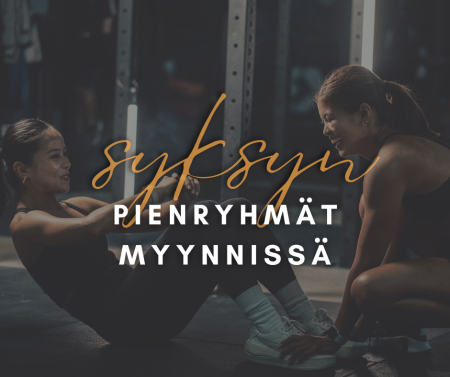 Syksyn pienryhmävalmennukset myynnissä.